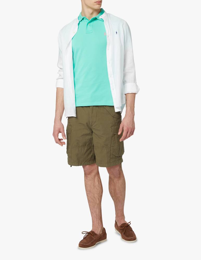 rinascente Polo Ralph Lauren Basic slim fit poloshirt - green