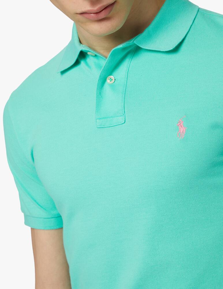 rinascente Polo Ralph Lauren Basic slim fit poloshirt - green
