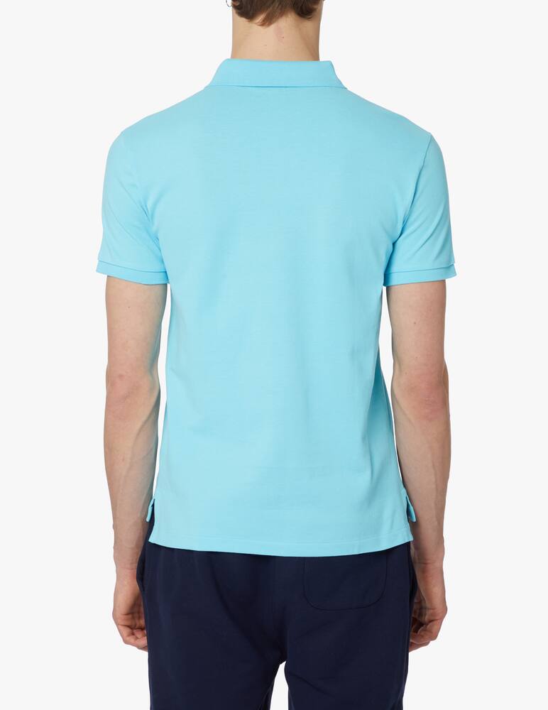Polo Ralph Lauren Polo basica slim fit - azzurro - immagine 3 Polo Ralph Lauren Polo basica slim fit - azzurro - immagine 3