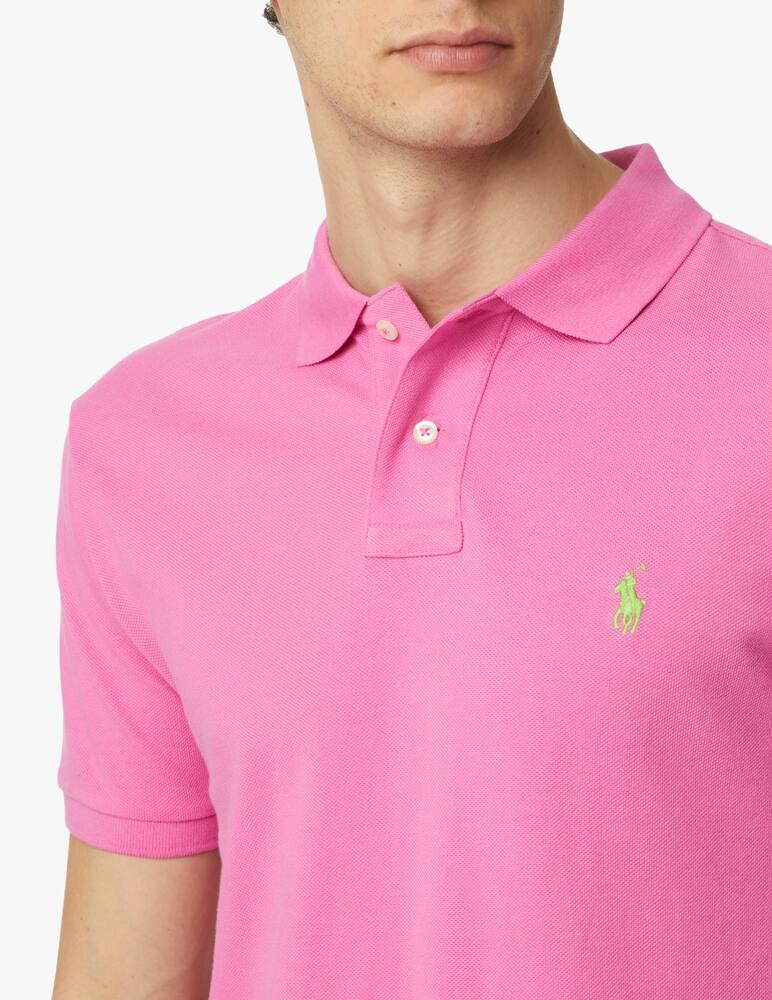 rinascente Polo Ralph Lauren Polo basica slim fit - rosa