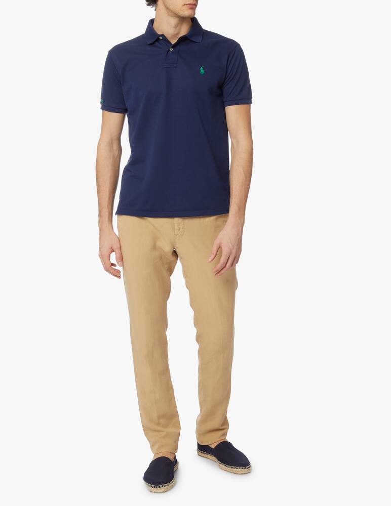 rinascente Polo Ralph Lauren Recycled custom fit poloshirt - blue