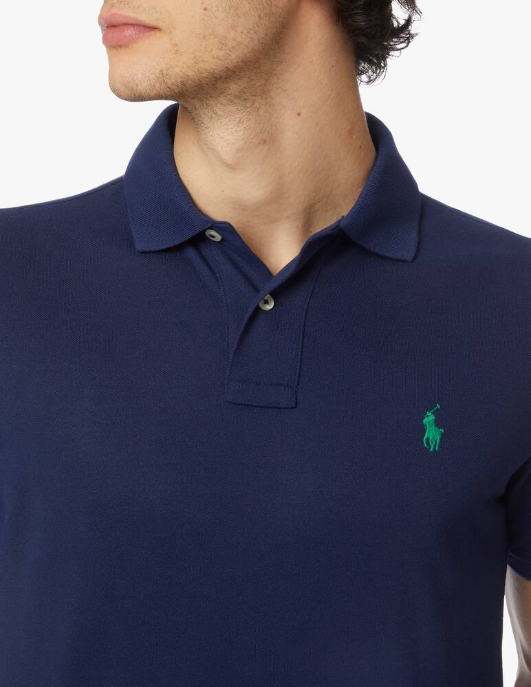 rinascente Polo Ralph Lauren Recycled custom fit poloshirt - blue