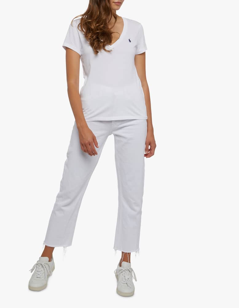 rinascente Polo Ralph Lauren T-shirt in cotone con scollo a v