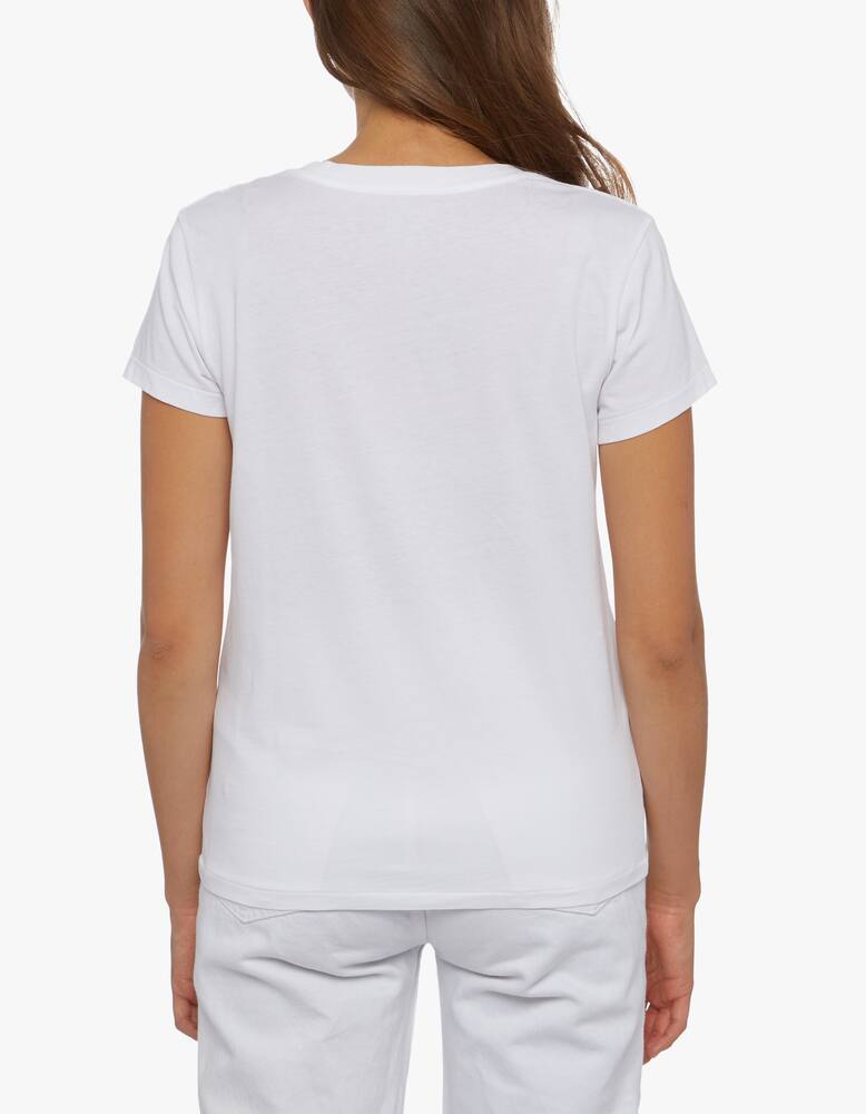 rinascente Polo Ralph Lauren T-shirt in cotone con scollo a v