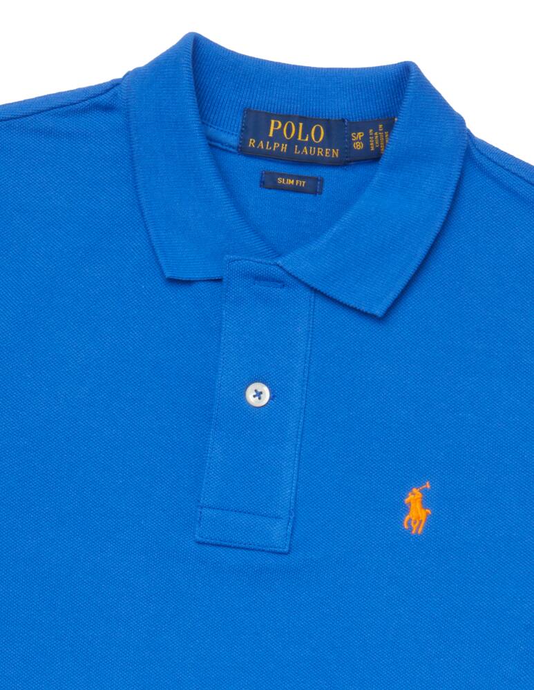 Polo Ralph Lauren Cotton custom fit short sleeve t-shirt - blue - picture 2 Polo Ralph Lauren Cotton custom fit short sleeve t-shirt - blue - picture 2