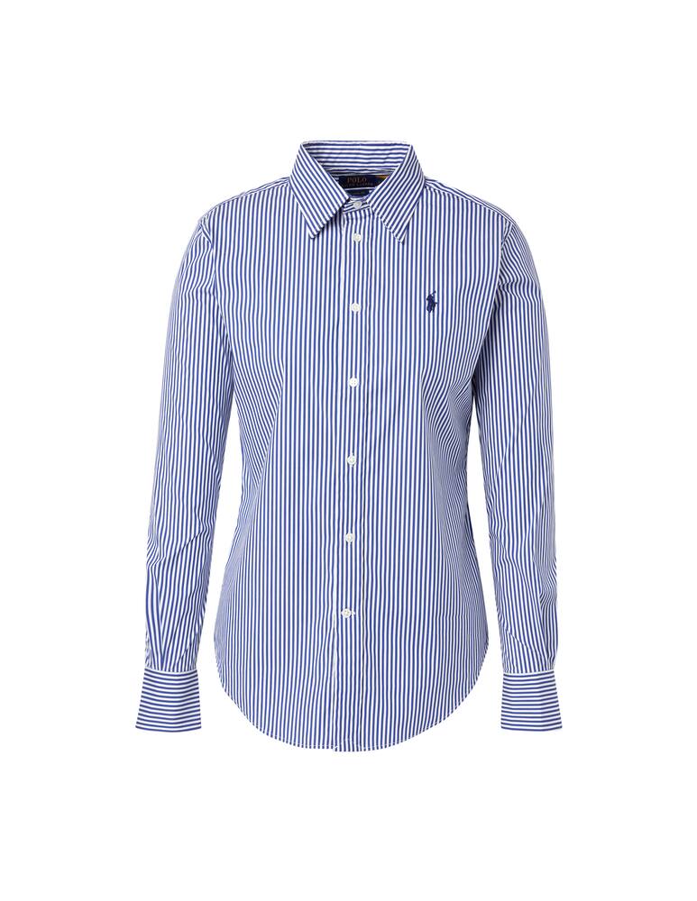 rinascente Polo Ralph Lauren Cotton blend long sleeved shirt Georgia - blue