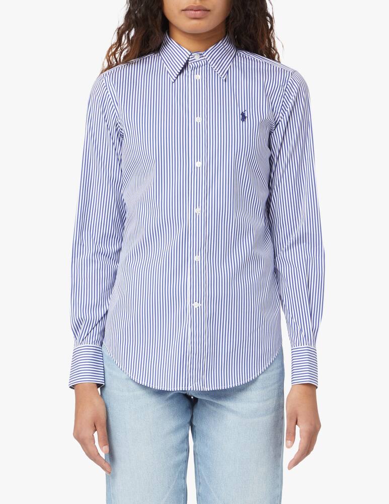 Polo Ralph Lauren Cotton blend long sleeved shirt Georgia - blue - picture 1 Polo Ralph Lauren Cotton blend long sleeved shirt Georgia - blue - picture 1