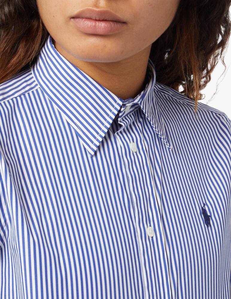 rinascente Polo Ralph Lauren Cotton blend long sleeved shirt Georgia - blue