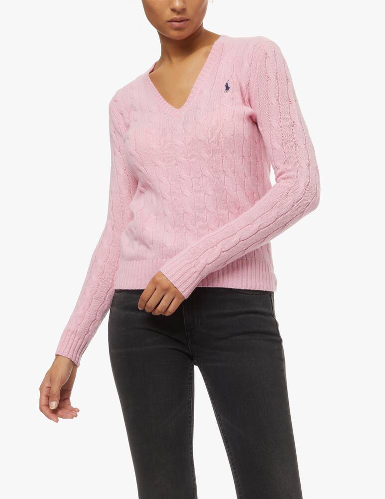 rinascente Polo Ralph Lauren Maglione Kimberly con scollo a v in lana e cashmere