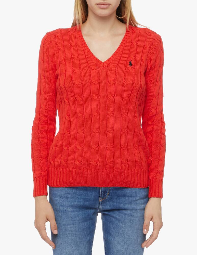 rinascente Polo Ralph Lauren Cashmere and wool Kimberly jumper with v neck 