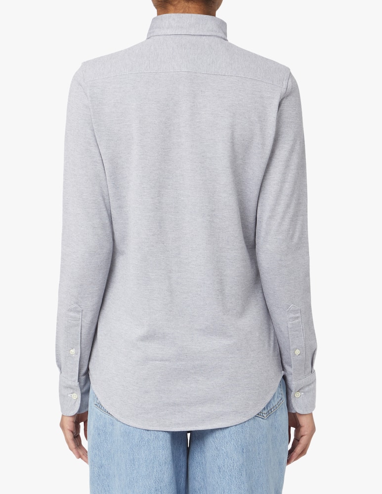 rinascente Polo Ralph Lauren Camicia a manica lunga skinny Heidi - grigio