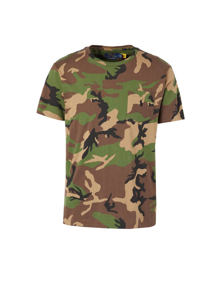 rinascente Polo Ralph Lauren Camo jersey t-shirt - olive