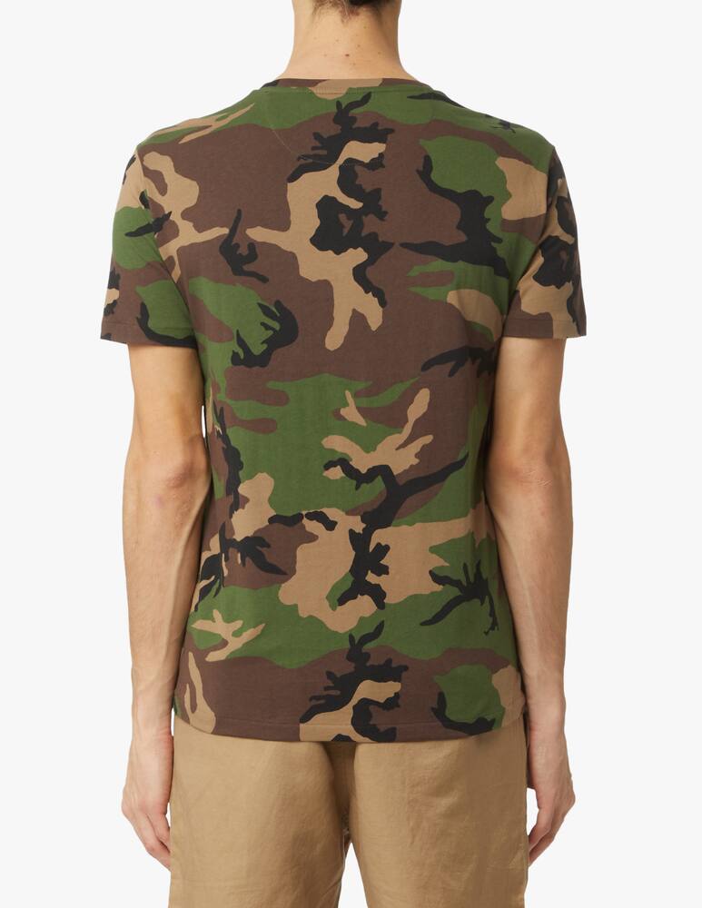 rinascente Polo Ralph Lauren Camo jersey t-shirt - olive