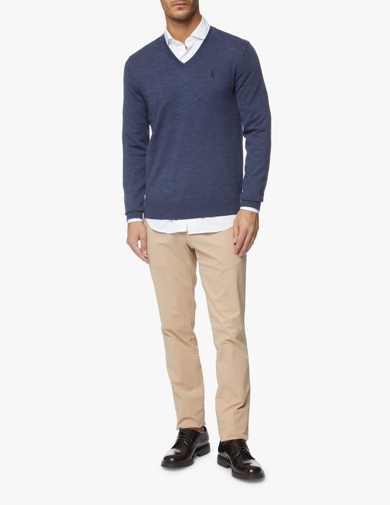 rinascente Polo Ralph Lauren Merino wool v neck sweater