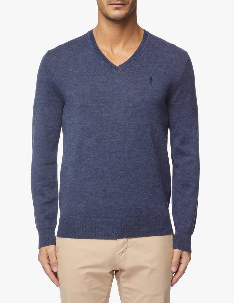 rinascente Polo Ralph Lauren Merino wool v neck sweater