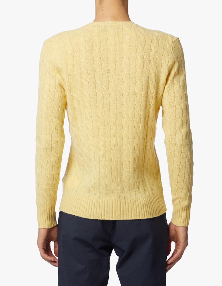 rinascente Polo Ralph Lauren Cashmere cable roundneck sweater