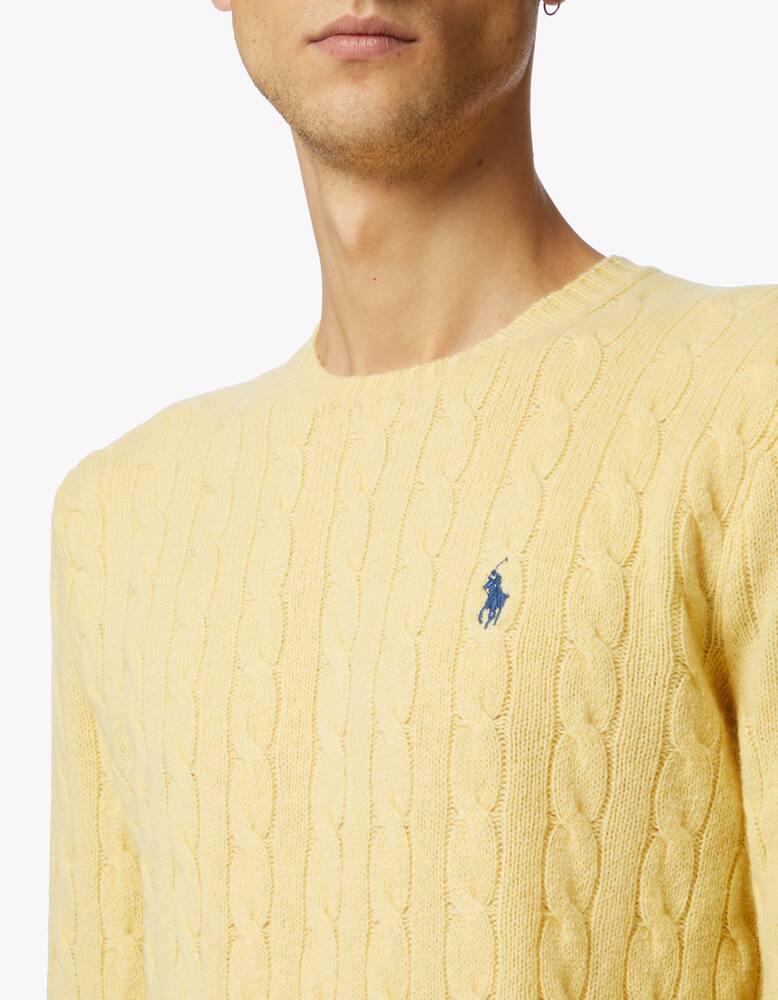 rinascente Polo Ralph Lauren Cashmere cable roundneck sweater