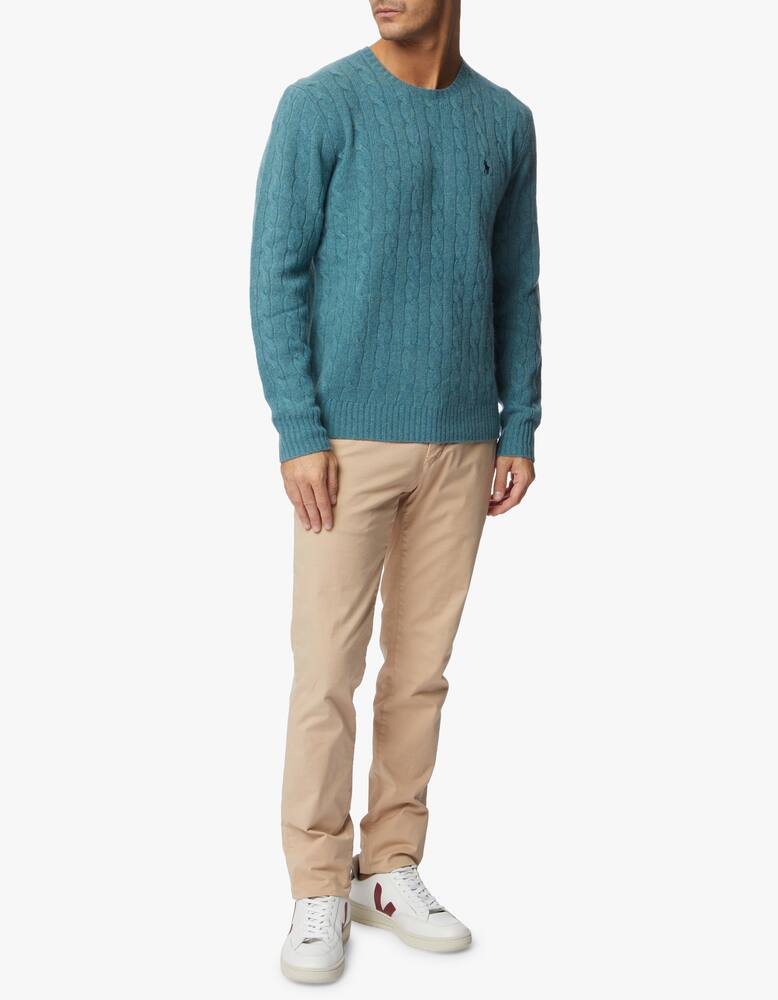 rinascente Polo Ralph Lauren Cashmere cable roundneck sweater