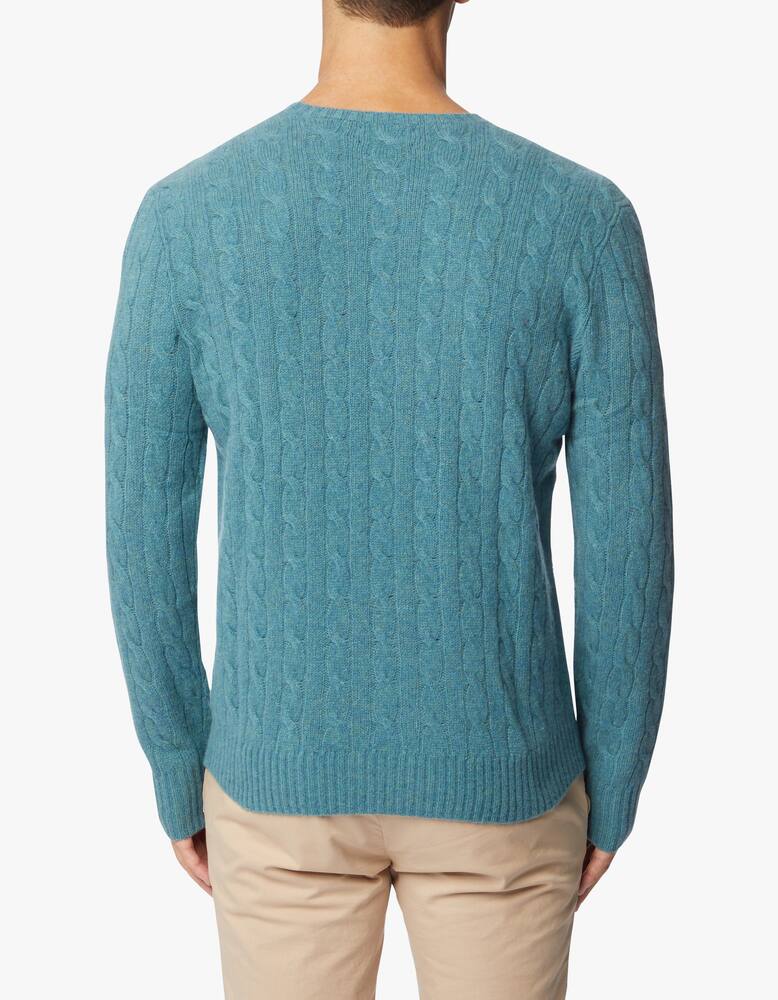 rinascente Polo Ralph Lauren Cashmere cable roundneck sweater