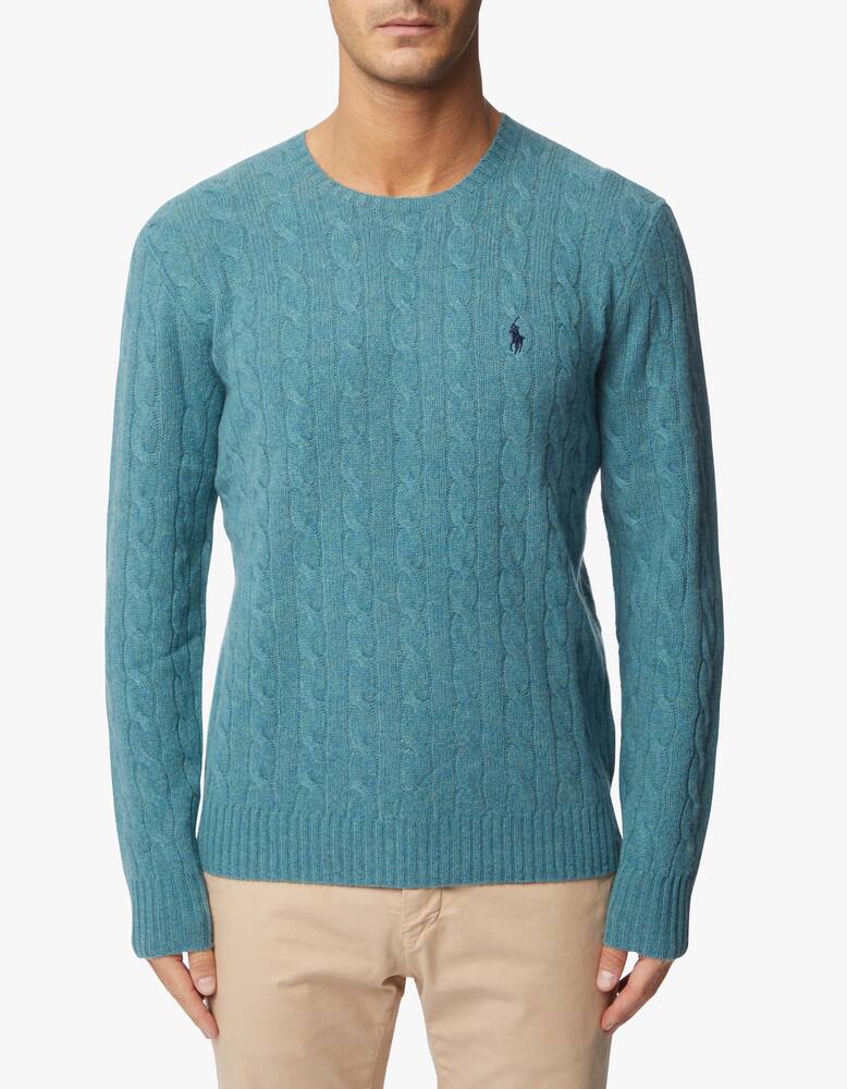 rinascente Polo Ralph Lauren Cashmere cable roundneck sweater