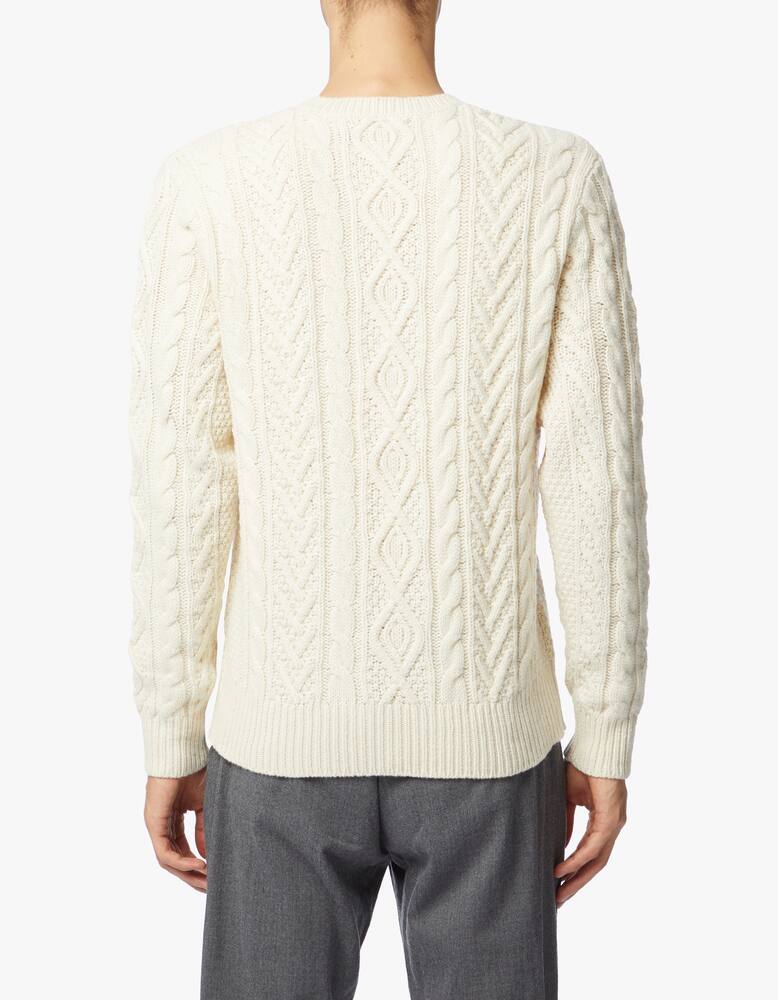 rinascente Polo Ralph Lauren Aran striped sweater