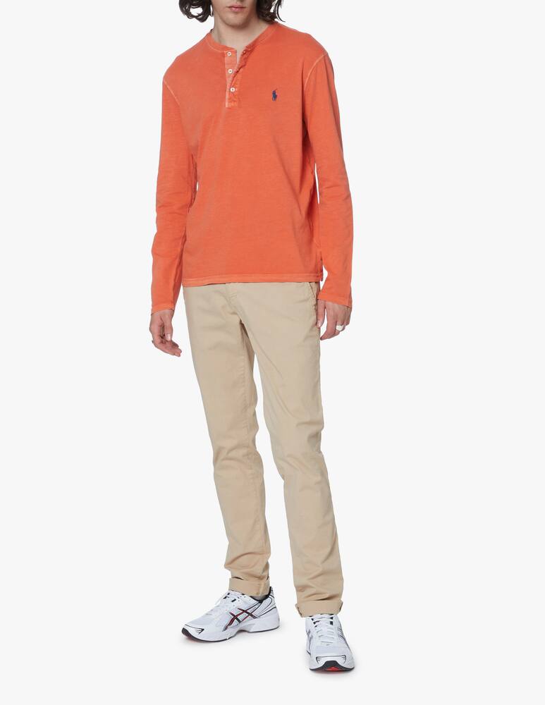 rinascente Polo Ralph Lauren Maglietta manica lunga serafino - arancione