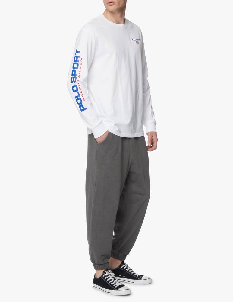 Polo Ralph Lauren Maglietta girocollo manica lunga polo sport - bianco - immagine 2 Polo Ralph Lauren Maglietta girocollo manica lunga polo sport - bianco - immagine 2