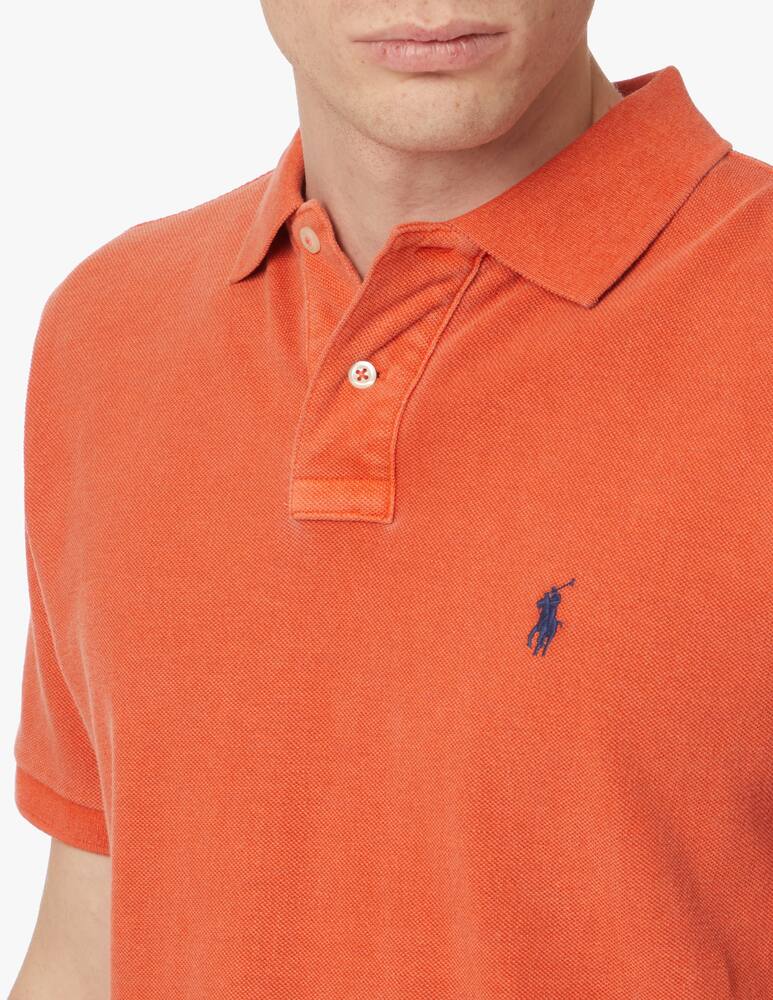 rinascente Polo Ralph Lauren Custom fit short sleeve polo shirt - orange