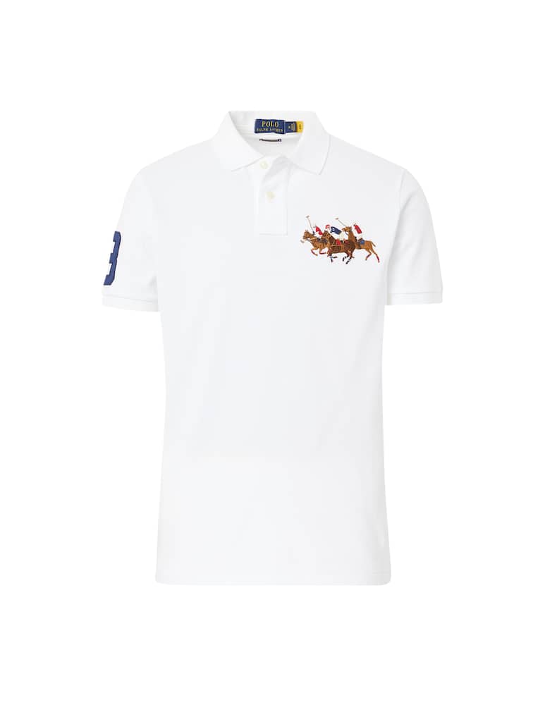 Polo Ralph Lauren Polo manica corta mesh pony player - bianco - immagine 5 Polo Ralph Lauren Polo manica corta mesh pony player - bianco - immagine 5