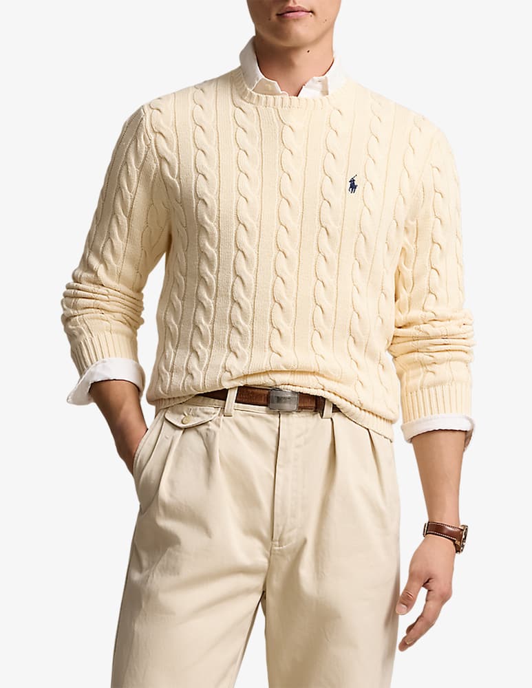 Polo Ralph Lauren Cable crewneck jumper - picture 1 Polo Ralph Lauren Cable crewneck jumper - picture 1