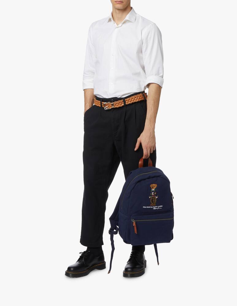 rinascente Polo Ralph Lauren Bear canvas backpack