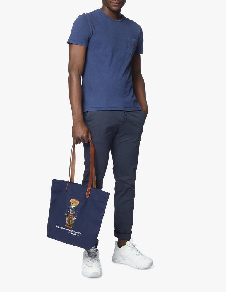 rinascente Polo Ralph Lauren Tote canvas bear