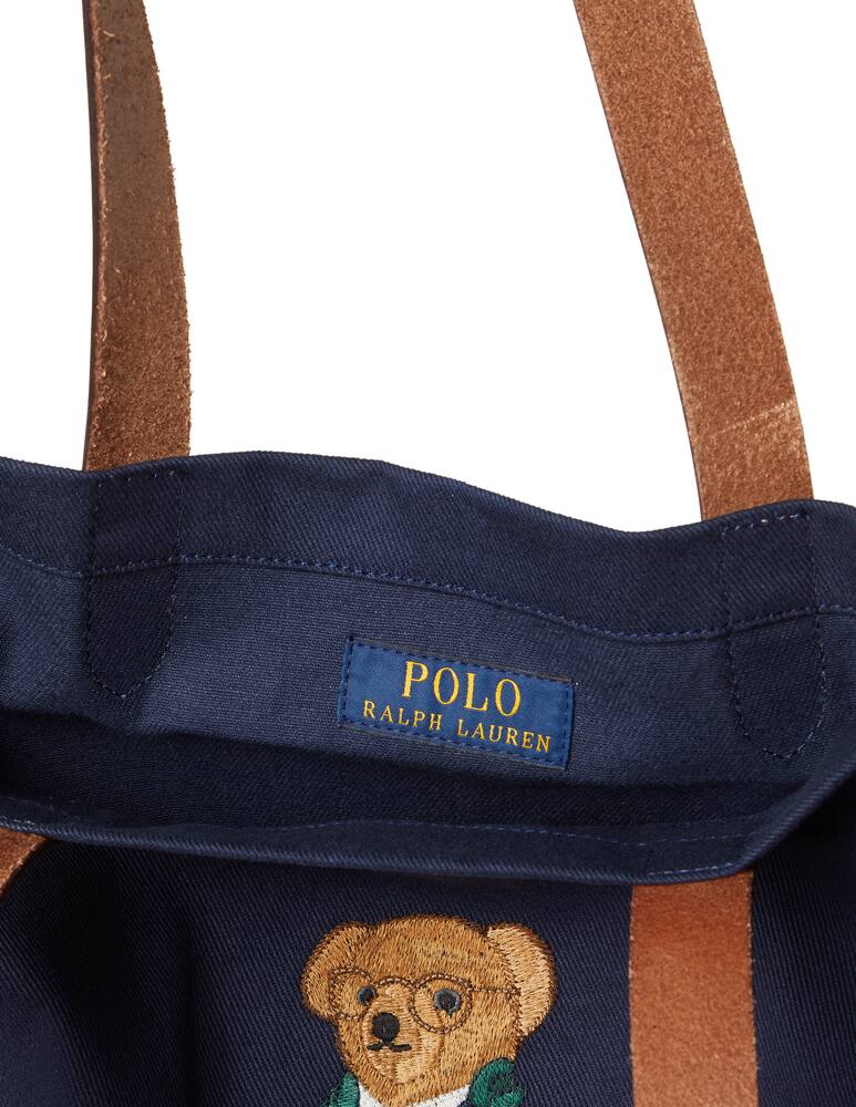 rinascente Polo Ralph Lauren Tote canvas bear