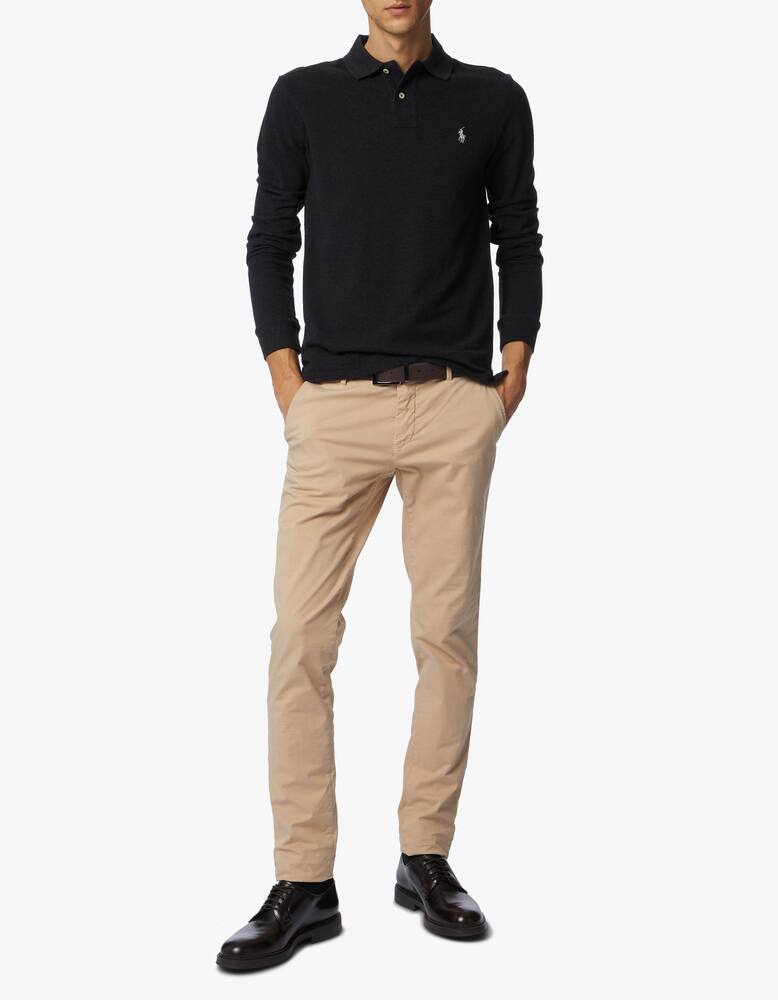 rinascente Polo Ralph Lauren Maglione girocollo cotone rasato - nero