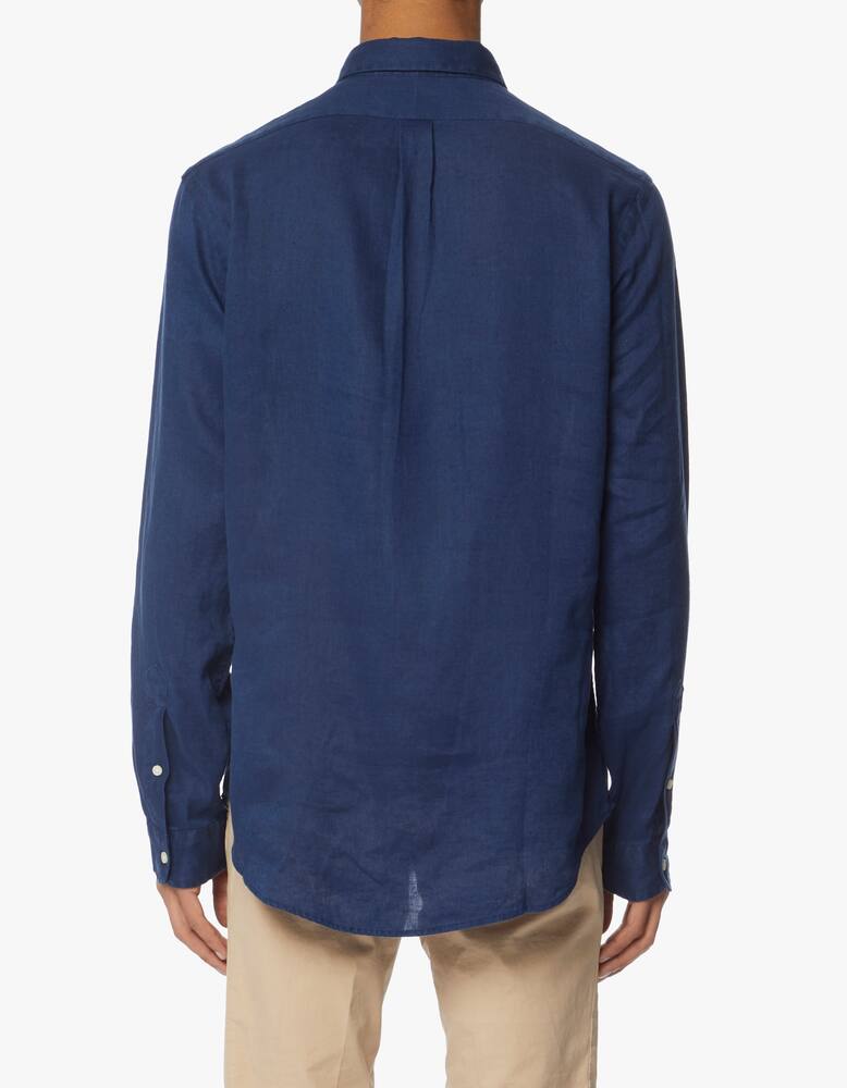 rinascente Polo Ralph Lauren Botton down linen slim shirt