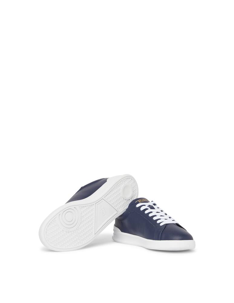 rinascente Polo Ralph Lauren Sneaker heritage court perforated - blu