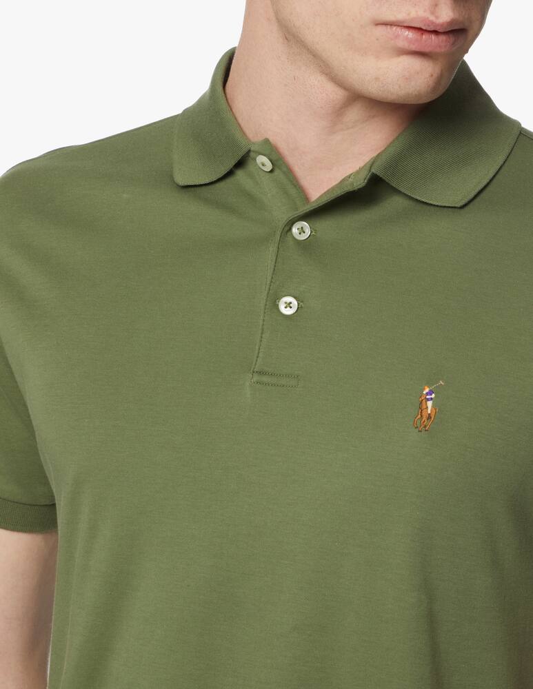 rinascente Polo Ralph Lauren Pima custom fit poloshirt - olive