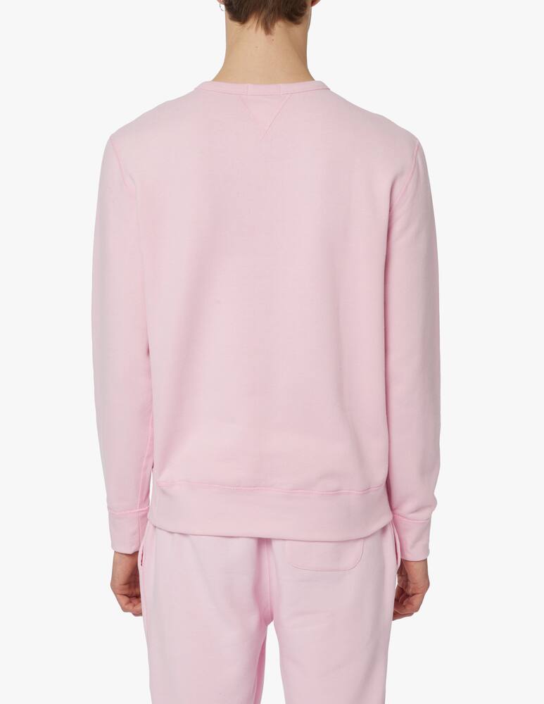 rinascente Polo Ralph Lauren Rl fleece crewneck sweatshirt - pink