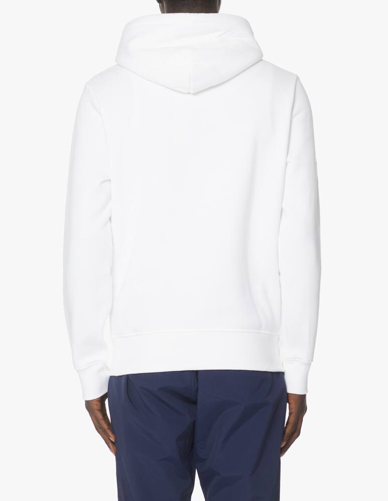 rinascente Polo Ralph Lauren Felpa con cappuccio canguro scritta manica - bianco