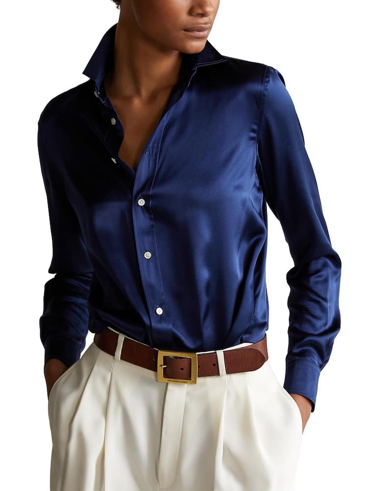 rinascente Polo Ralph Lauren Long sleeve silk shirt
