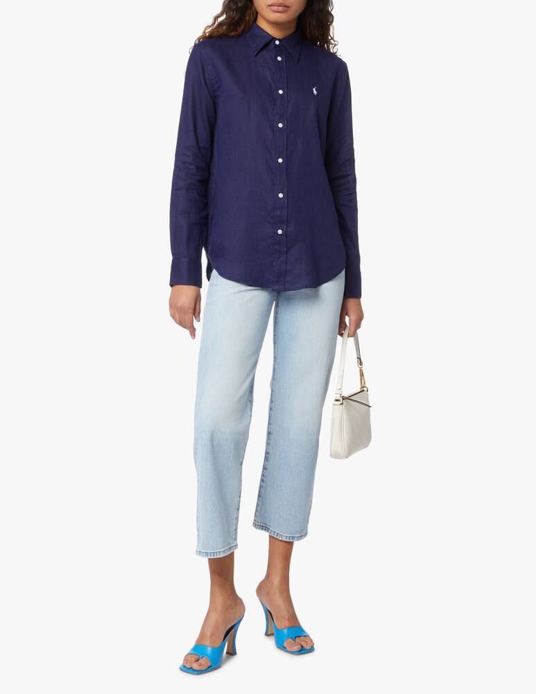 rinascente Polo Ralph Lauren Relaxed long sleeve shirt - blue