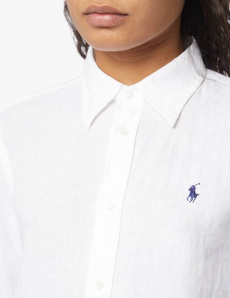 Polo Ralph Lauren Relaxed long sleeve shirt - white - picture 4 Polo Ralph Lauren Relaxed long sleeve shirt - white - picture 4
