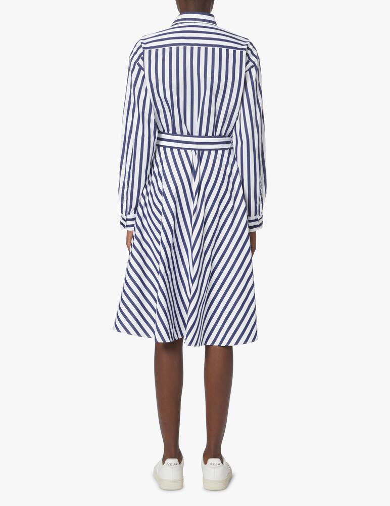 rinascente Polo Ralph Lauren Striped cotton shirt dress - blue