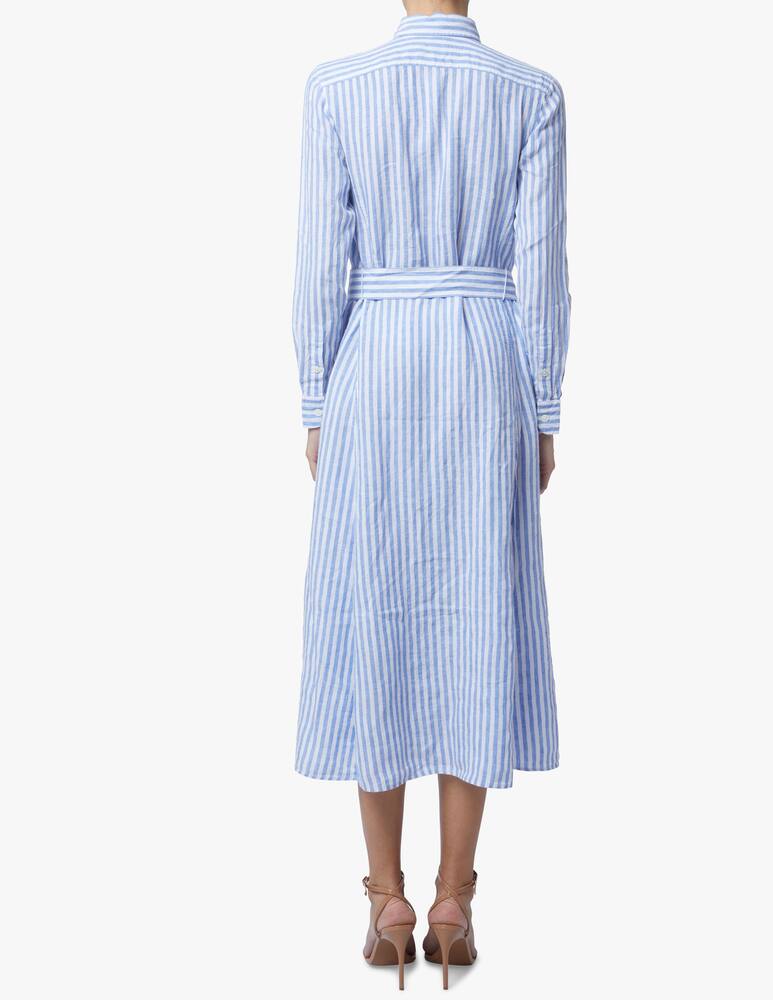 rinascente Polo Ralph Lauren Casual linen long sleeve dress