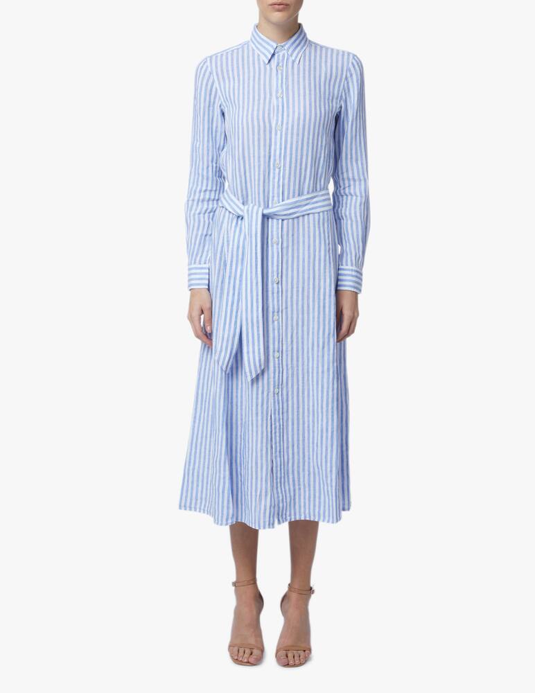 rinascente Polo Ralph Lauren Casual linen long sleeve dress