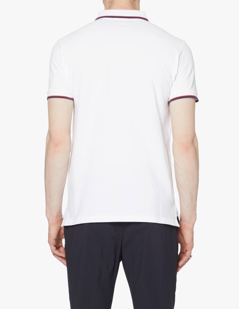 rinascente Polo Ralph Lauren Profile mesh custom fit poloshirt - white