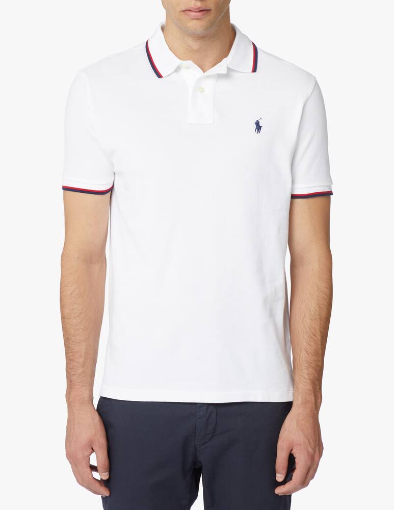 rinascente Polo Ralph Lauren Mesh profile short sleeve polo shirt
