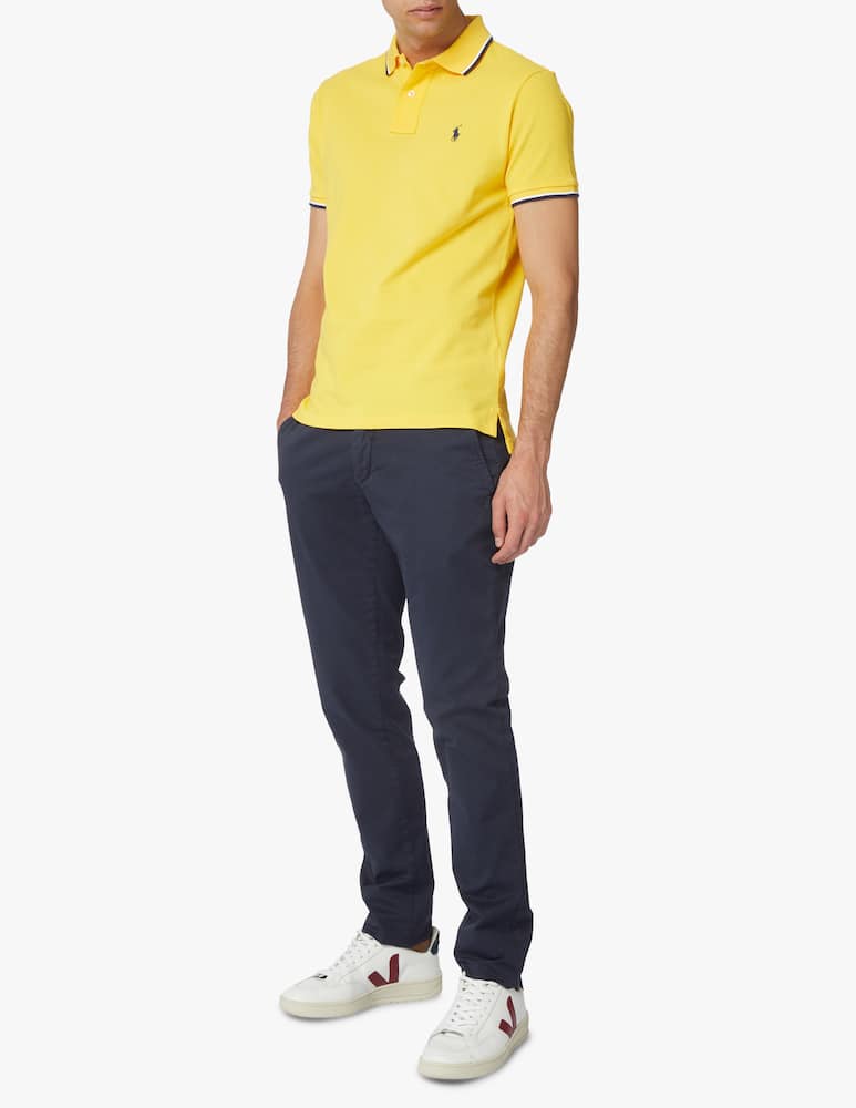 rinascente Polo Ralph Lauren Mesh profile short sleeve polo shirt