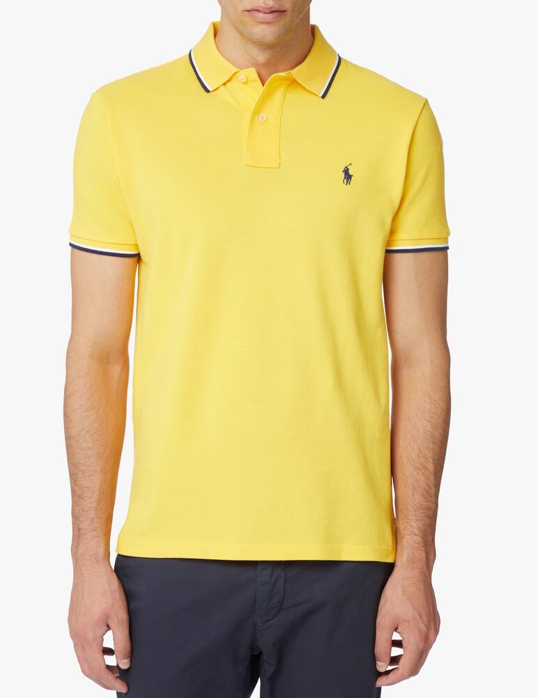 rinascente Polo Ralph Lauren Mesh profile short sleeve polo shirt