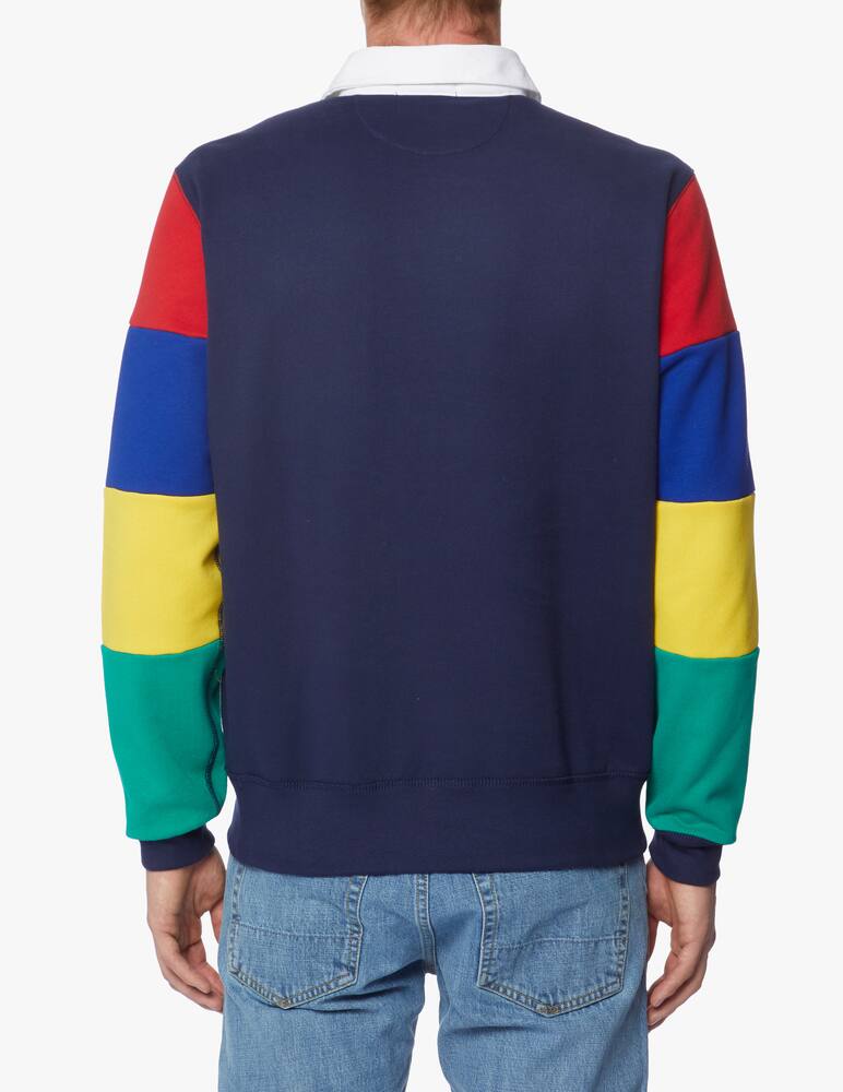 rinascente Polo Ralph Lauren Color block rugby long sleeve polo shirt